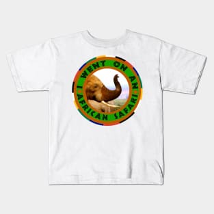 I Went On An African Safari Elephant Scents Kids T-Shirt